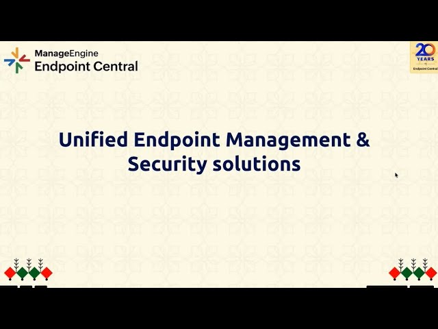 #1 | Remediate known vulnerabilities with automated patch management | ManageEngine Endpoint Central