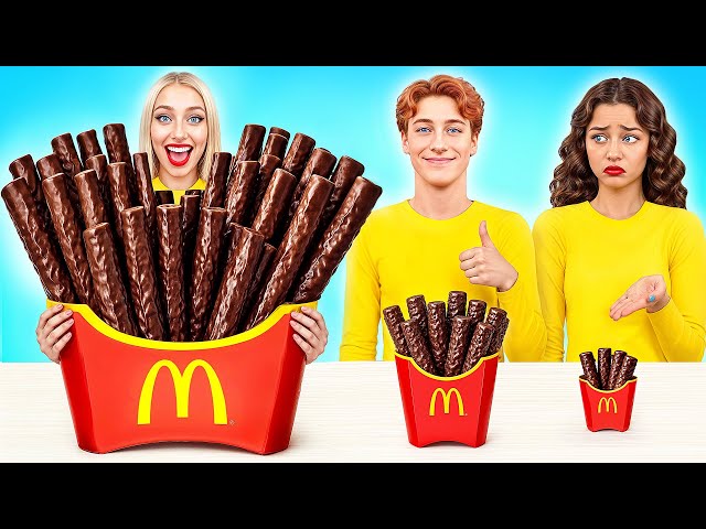 Big, Medium and Small Plate Challenge | Cool Pranks and Tricks by Multi DO Challenge