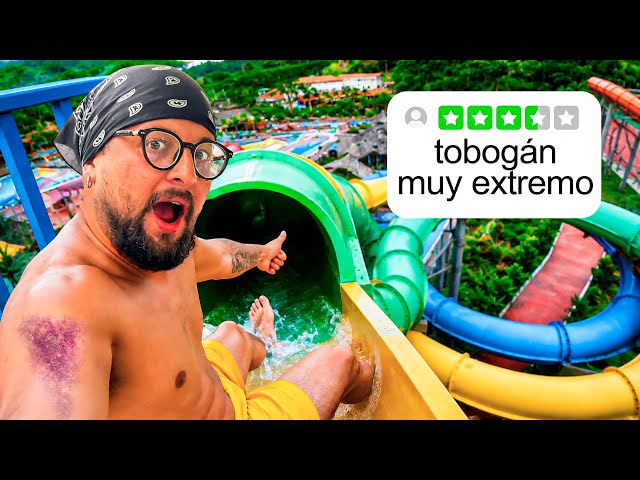 This is what the WATER PARK with the most EXTREME SLIDES in Ecuador is like 🇪🇨