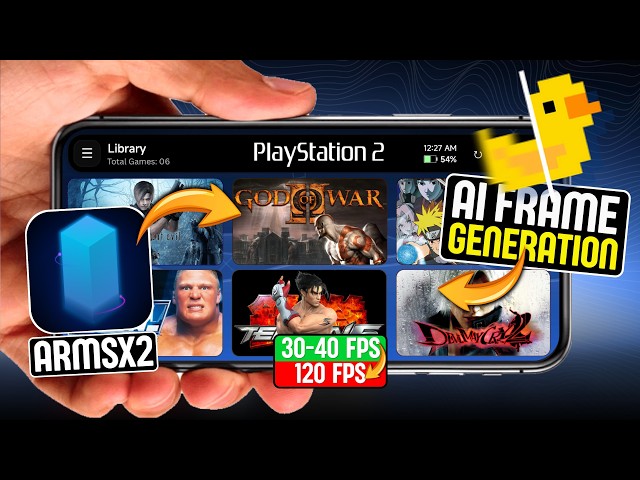 ARMSX2 Emulator Just Got LOSSLESS Frame Generation! 😱 Best PS2 Emulator for Android?