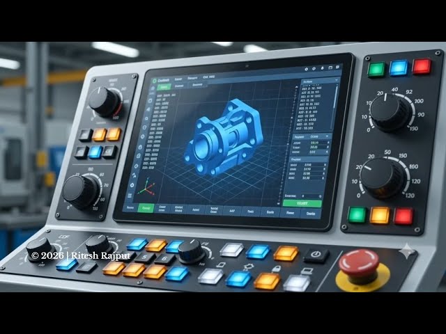 CNC Machine का 'दिमाग' कैसे काम करता है? | CNC Controller Explained