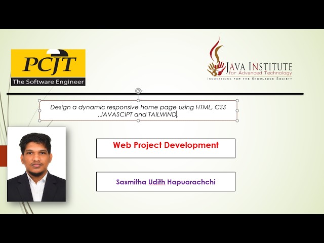 Design a dynamic responsive home page using HTML, CSS ,JAVASCIPT and TAILWIND.