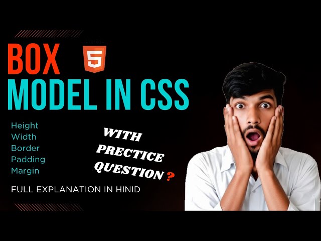 CSS Box Model Explained | Height, Width, Padding, Border & Margin (Beginner Friendly)