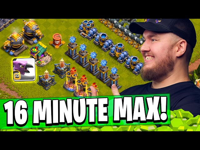 Maxing The February Update in 16 Minutes! (Clash of Clans)