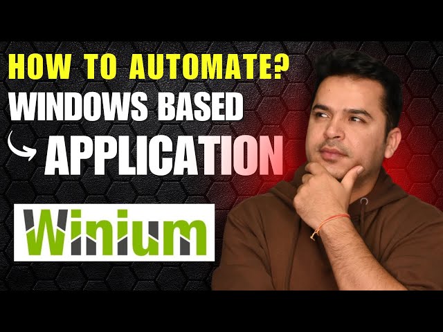 How to Automate Windows Based Application using Winium and Selenium