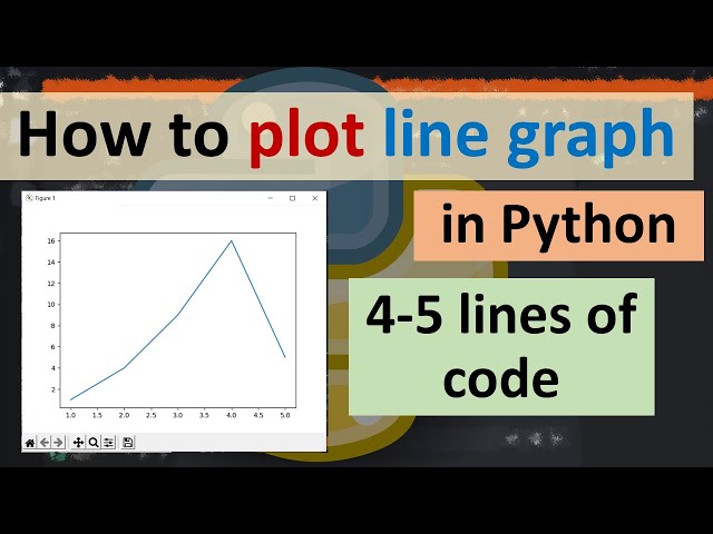 How to plot line graph in Python