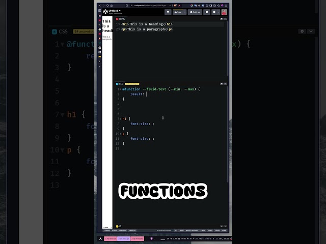 CSS functions explained under 60 seconds #css
