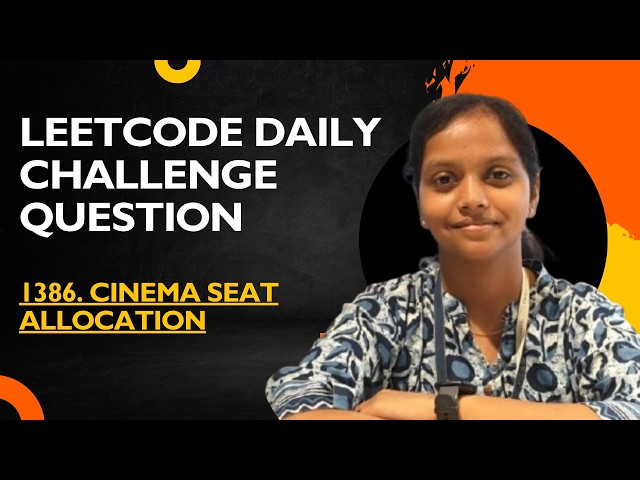 LeetCode 1386 Cinema Seat Allocation | HashMap + Greedy Approach | Java