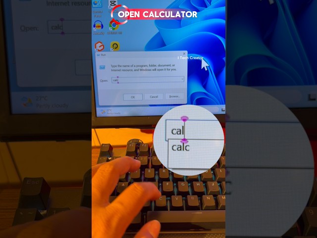 Learn Basic Computer With I Tech Creator | Windows Run Command: CALC & MSPAINT