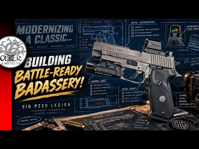 MODERNIZING A CLASSIC...SIG P220 Legion | BUILDING BATTLE-READY BADASSERY! | Optic Suppressor Sweet