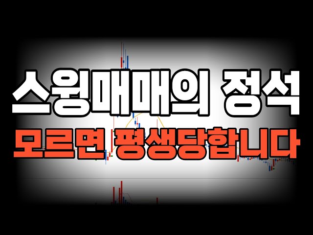 아무도 알려주지않았던 스윙매매 핵심 원리 '단 한 가지면 충분합니다' 직장인·자영업자를 위한 스윙매매 완전판 공개