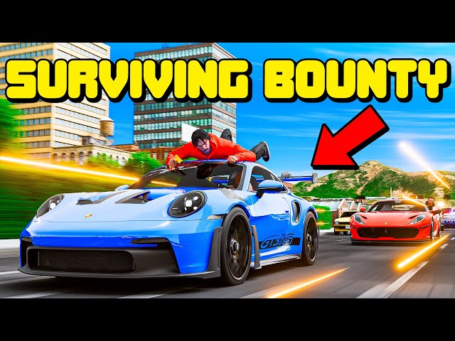 Surviving A Bounty Placed On A Car For 48 Hours In GTA 5 RP