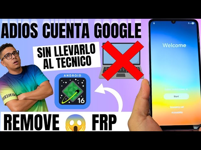 NO PC 2026 - Remove Google account from Samsung Android 16