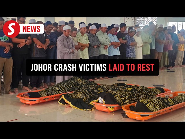 Kluang crash: Four family members laid to rest, teen driver remanded