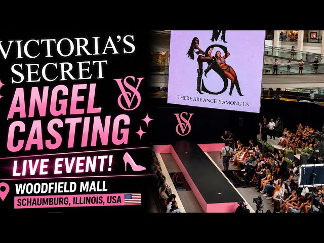 🇺🇸 Victoria’s Secret Angel Casting LIVE at Woodfield Mall | Schaumburg, Illinois 🇺🇸✨