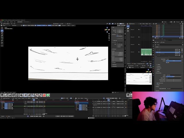 Black Curtain II Short Film - Storyboarding Live Sesh!