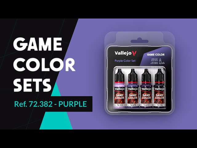 Ref. 72.382 PURPLE COLOR SET - Game Color