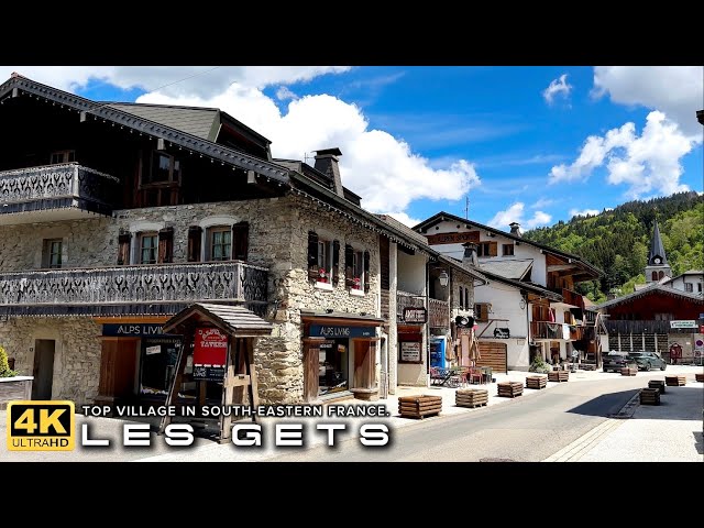 Discover The Charm Of Les Gets In Breathtaking 4k Quality - French Village Tour
