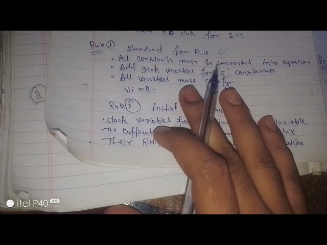 Simplex method in LLP rule #