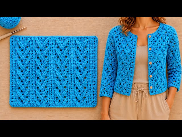 Super Easy 3-Row Repeat Stitch (New Version) ✦ Stunning Crochet Pattern for Beginners 👶
