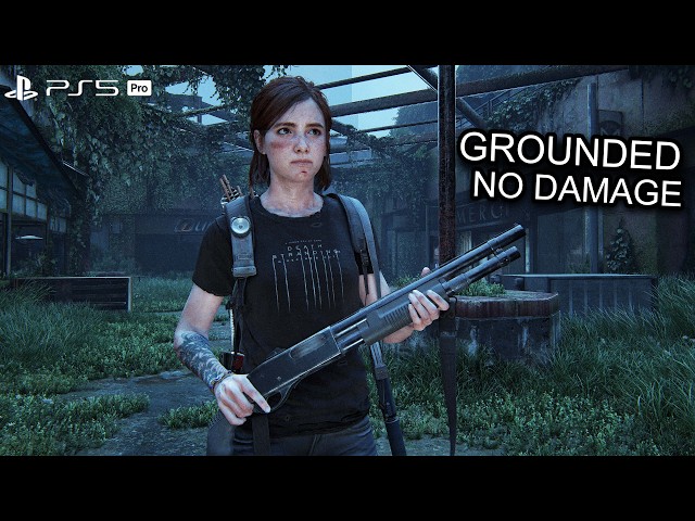 The Last Of Us 2 Aggressive & Stealth Gameplay ( GROUNDED / NO DAMAGE ) | 4K/60FPS