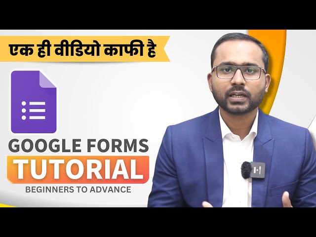Master Google Forms: Step-by-Step Tutorial for Beginners in Hindi