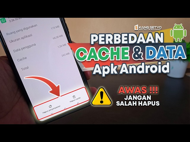 Jangan Salah Hapus! Ini Perbedaan Cache dan Data Aplikasi Android di 2026 yang Wajib Kamu Tahu