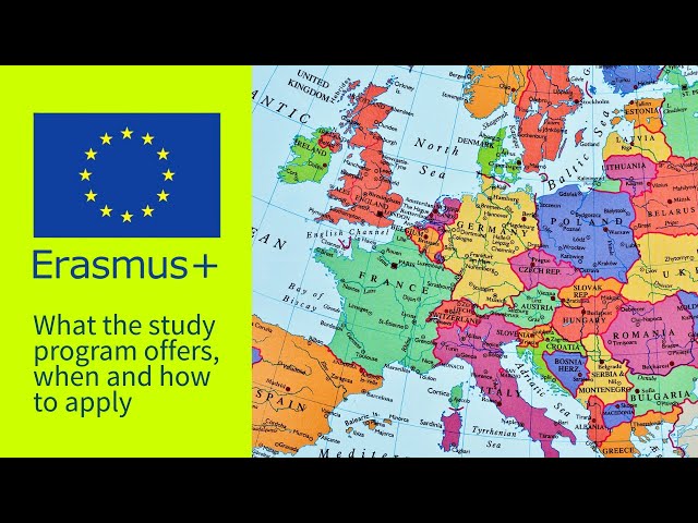 Erasmus+ study program: What if offers, when and how to apply