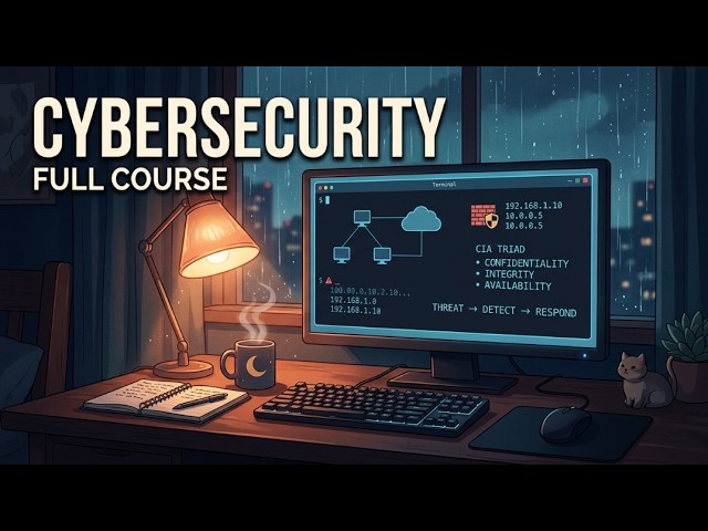 Cybersecurity & Ethical Hacking Full Course | SOC, Pentesting, Networks & Security