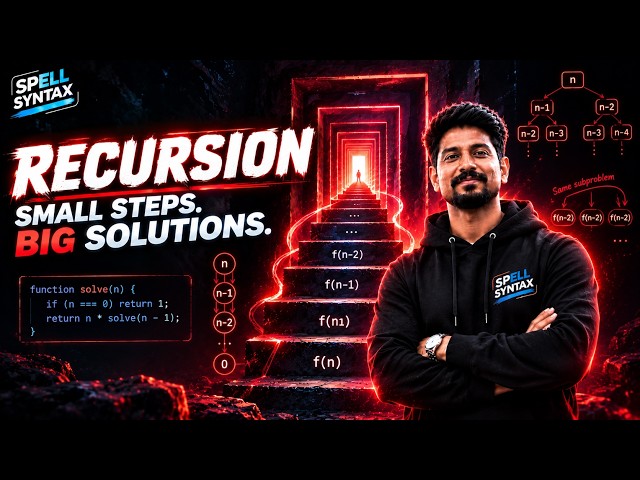 Recursion Explained Simply | DSA Recursion for Beginners | Small Steps, Big Solutions