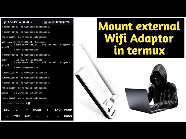 Mount external Wifi Adaptor in Termux How to mount external Wifi Adaptor in termux