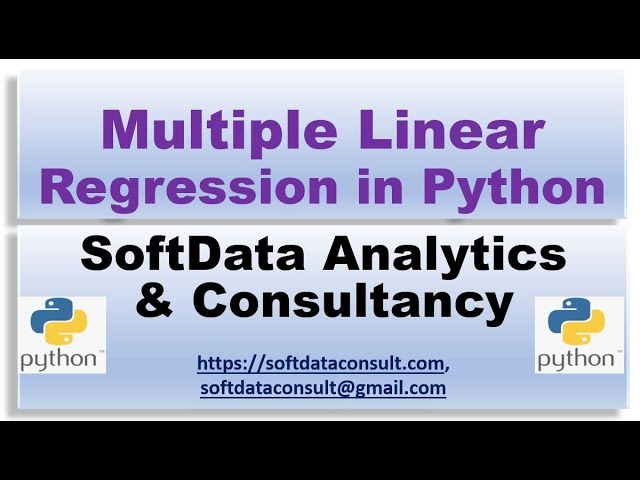 Multiple Linear Regression with Visualization in Python