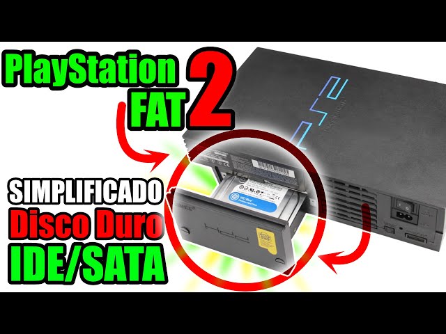 MOD PLAYSTATION 2, IDE/SATA HARD DRIVE 1 STEP ONLY