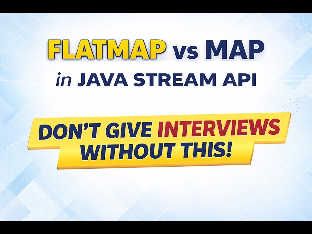 FlatMap in Java Streams (With Examples) | Must Know for Developers | Java Interview questions