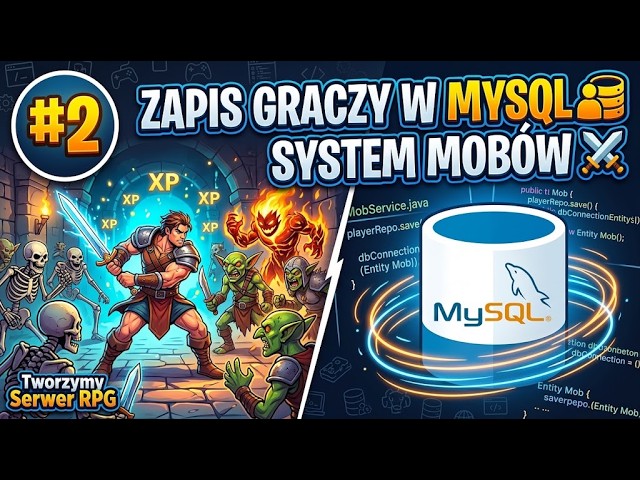 Zapis graczy w MySQL i System Mobów ⚔️ | Tworzymy serwer RPG #2
