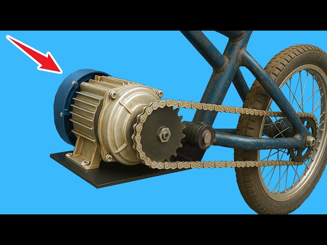 Even NATO professors didn’t think of this! Turn your bike into an e-bike with a fast 500W motor