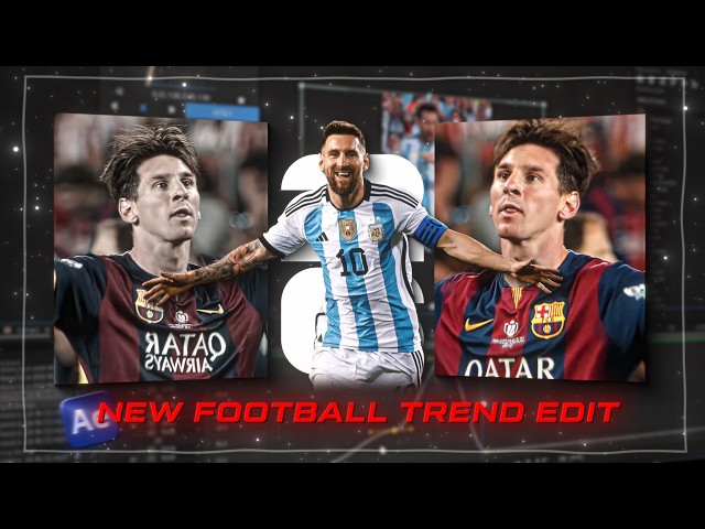 New Football Trend edit tutorial on after effect ✨