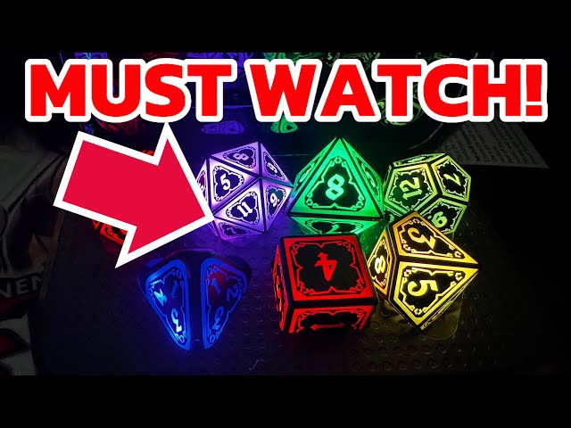 FONVGOGO Wireless Light Up Dice Set D&D RGB for Dungeons and Dragons (My Honest Review)