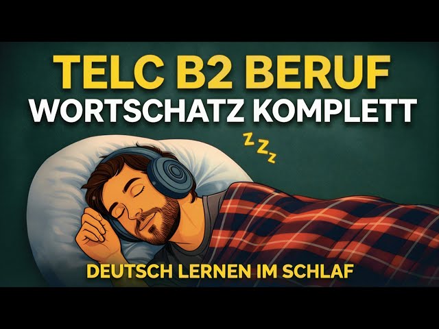 TELC B2 PROFESSIONAL Vocabulary COMPLETE (Learn German in your sleep) | 200 words