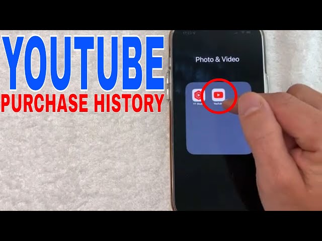 ✅  How To Find Youtube Purchase History 🔴