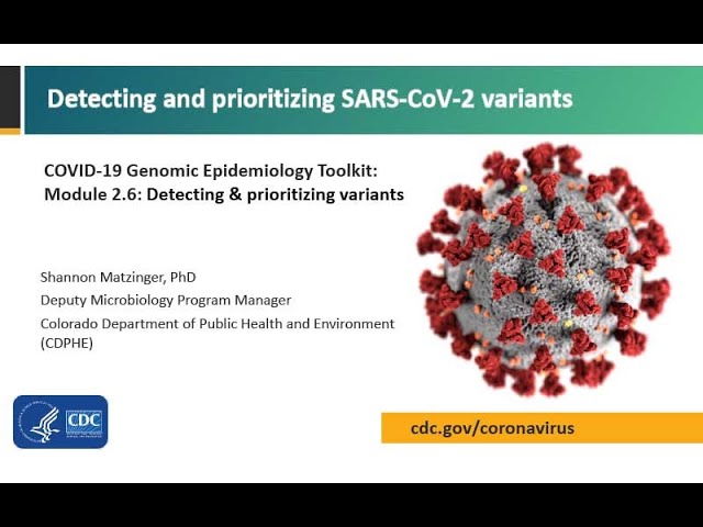 Module 2.6 - Detecting and prioritizing SARS-CoV-2 variants