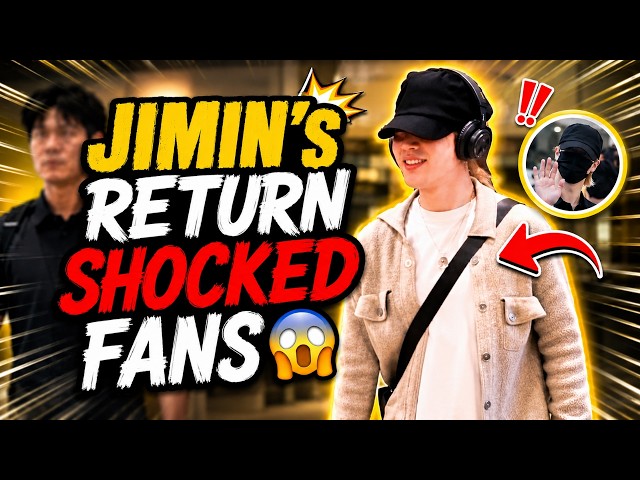 JIMIN FINALLY RETURNS TO KOREA 😭🇰🇷 After ARIRANG World Tour, Fans Notice Something Unexpected! 😳