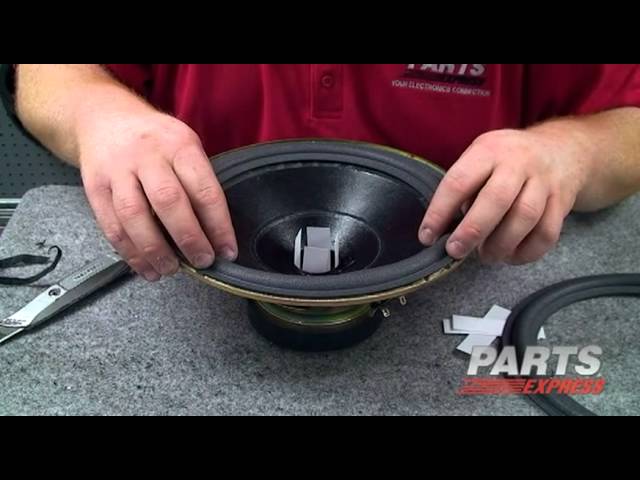HOW TO: DIY Speaker refoam using a Parts Express Repair Kit - Parts Express