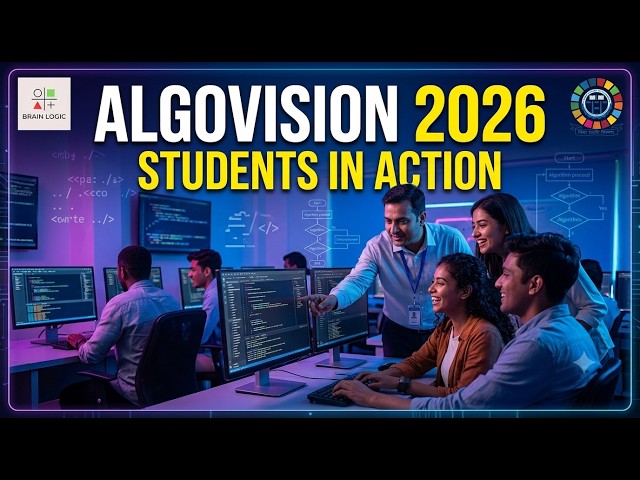 AlgoVision 2026 | Inside the Event 🎯 | Students Solving, Thinking & Learning | BrainLogic Club