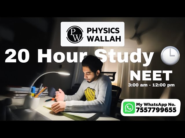 I woke up at 3:00 Am to Study 📚 for Neet * An Honest Day in life of Neet Aspirant