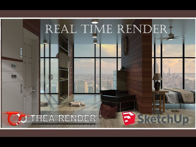 Real Time Rendering In SketchUp with Thea Render #14