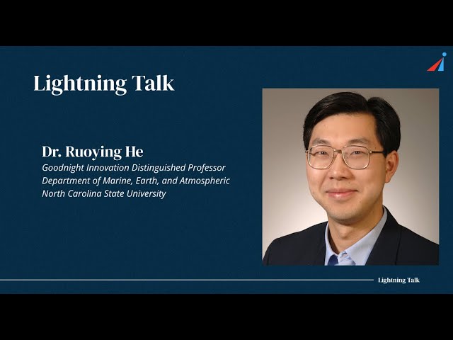 Inaugural RTAI Conference Lightning Talk by Dr  Ruoying He @ NCSU