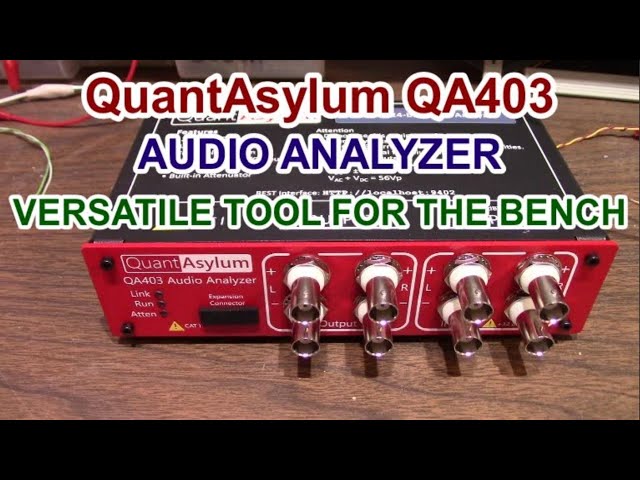 QuantAsylum QA403 Audio Analyzer first look