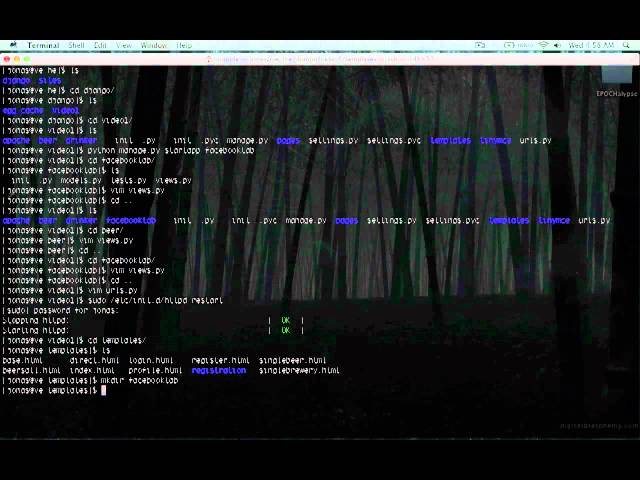Django Tutorial 10 - Interactive Facebook Tabs part 1 - Hacked Existence
