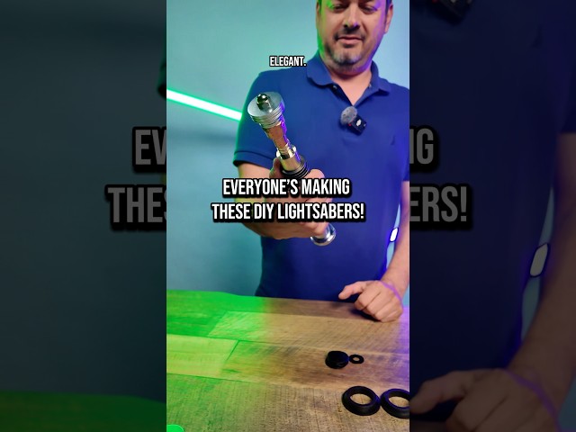 Viral DIY Lightsaber from the Hardware Store! #diyprojects #starwars